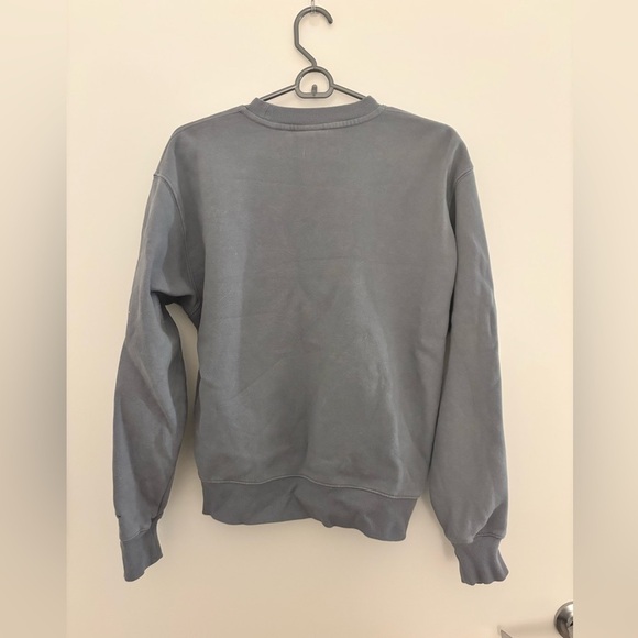 TNA Gray Sweatfleece Cozy Fleece Crewneck - Picture 4 of 4